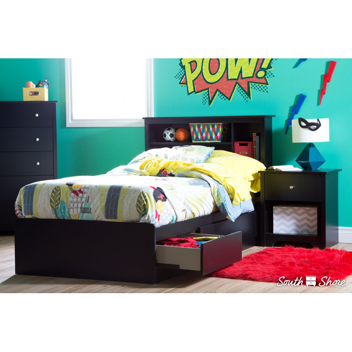 Grovelane Raiden Twin Mate's Bed with Drawers and Bookcase & Reviews